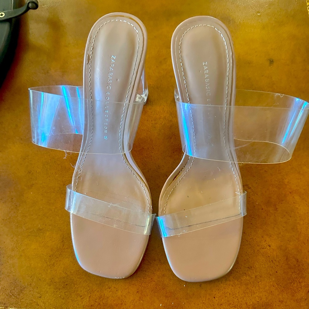 Clear Strap High Heels